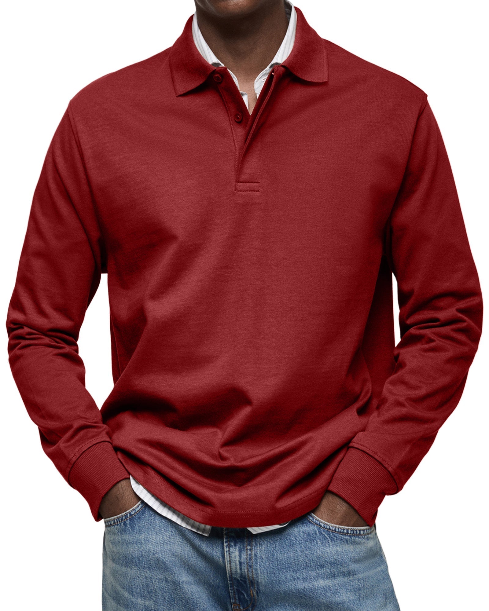 Mikkel – Langærmet Polo med Stil og Sjæl