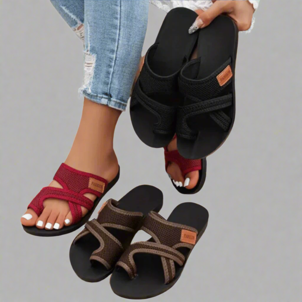 Greta | Åndbare mesh-sandaler i premium kvalitet