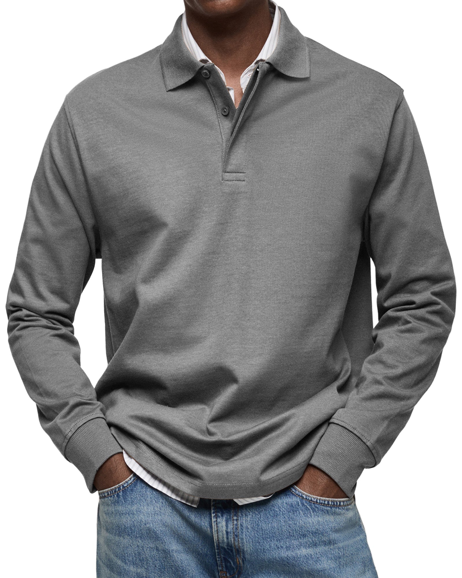 Mikkel – Langærmet Polo med Stil og Sjæl