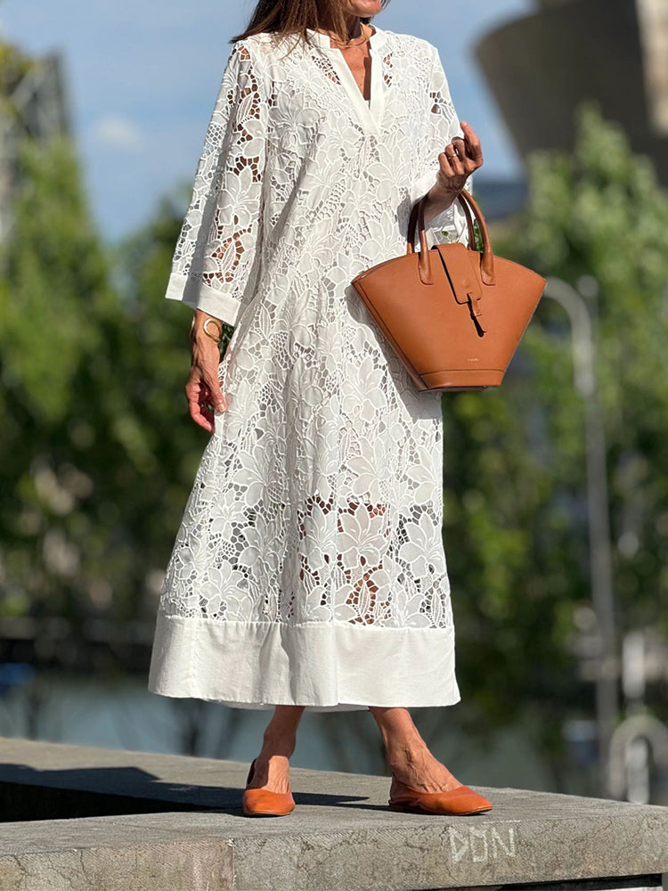 Sophie™ | Elegant kjole med kantbånd