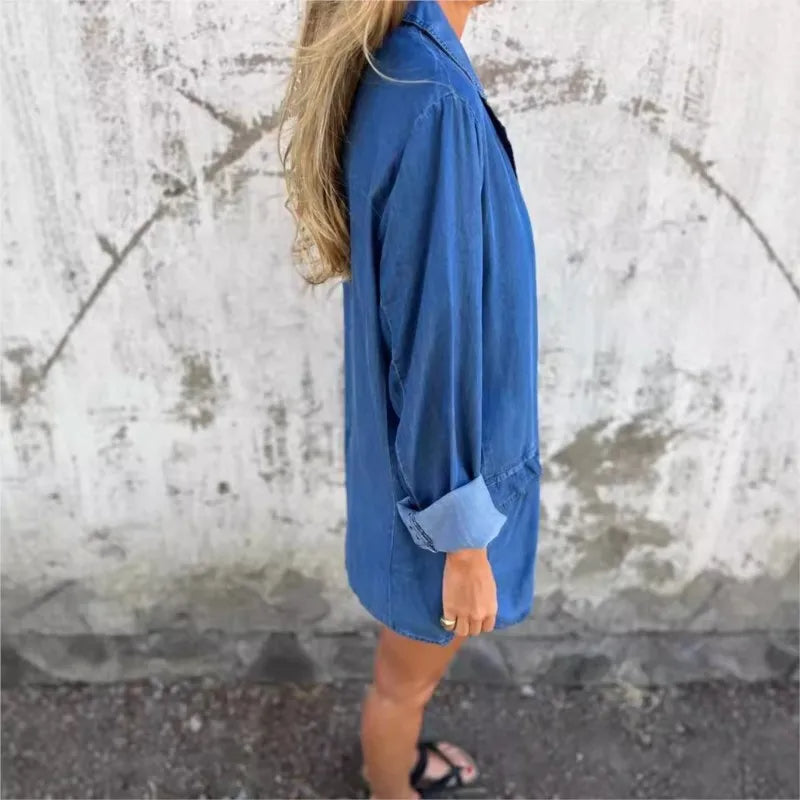 Maria™ | A Relaxed Denim Blazer