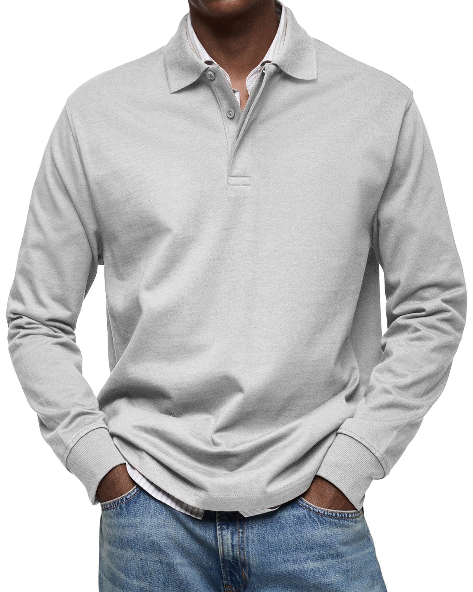 Mikkel – Langærmet Polo med Stil og Sjæl