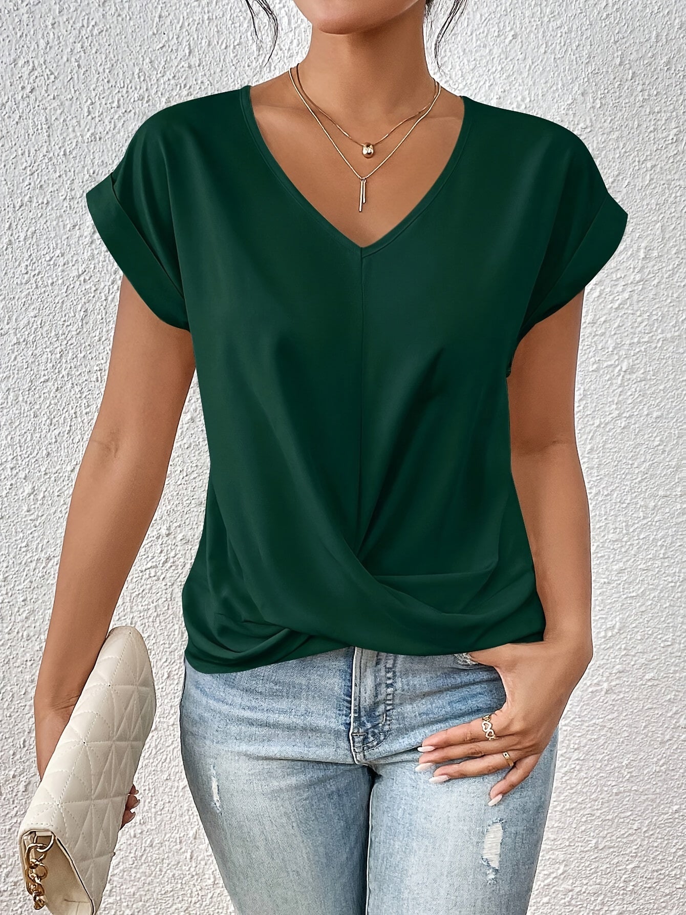 Luisa™ | Casual T-shirt med Hjerteudskæring (1+1 Gratis)