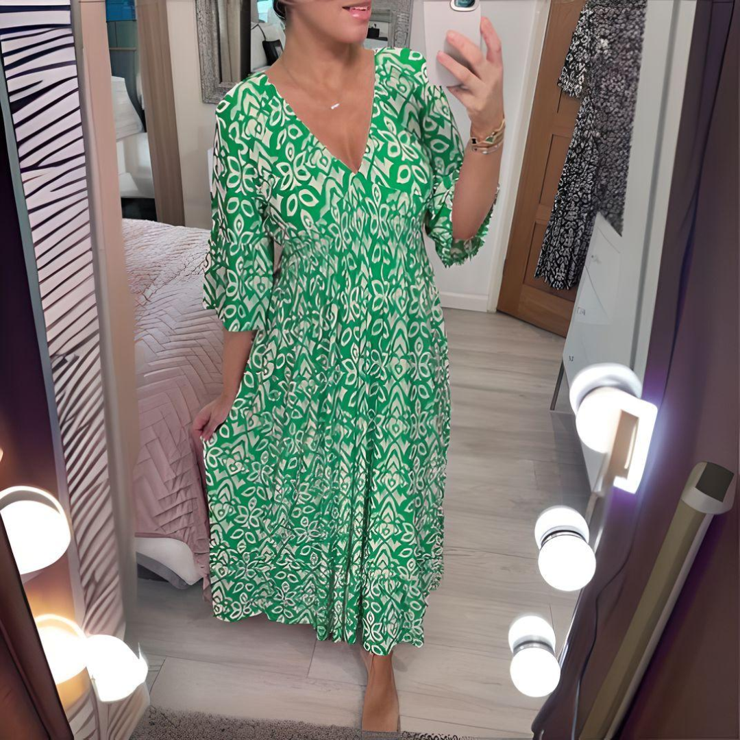 Benthe | Boho Kjole (Næsten udsolgt)