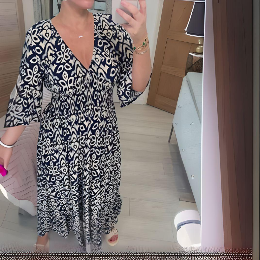 Benthe | Boho Kjole (Næsten udsolgt)
