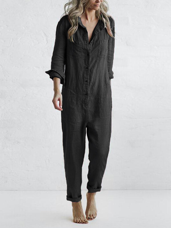 Sofia™ | Langærmet Jumpsuit