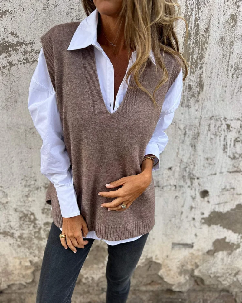 Isa | Strikket Sweater Vest