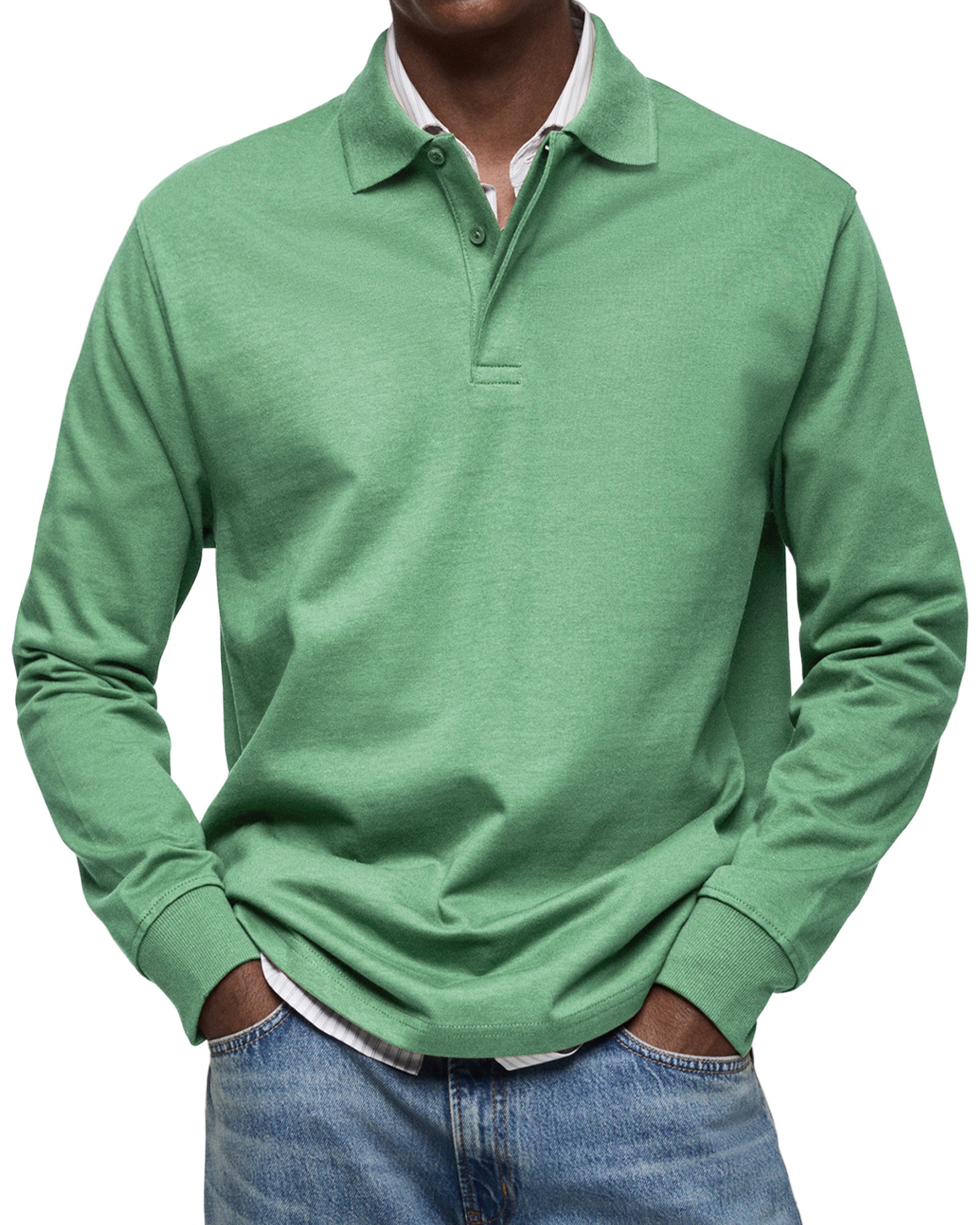 Mikkel – Langærmet Polo med Stil og Sjæl