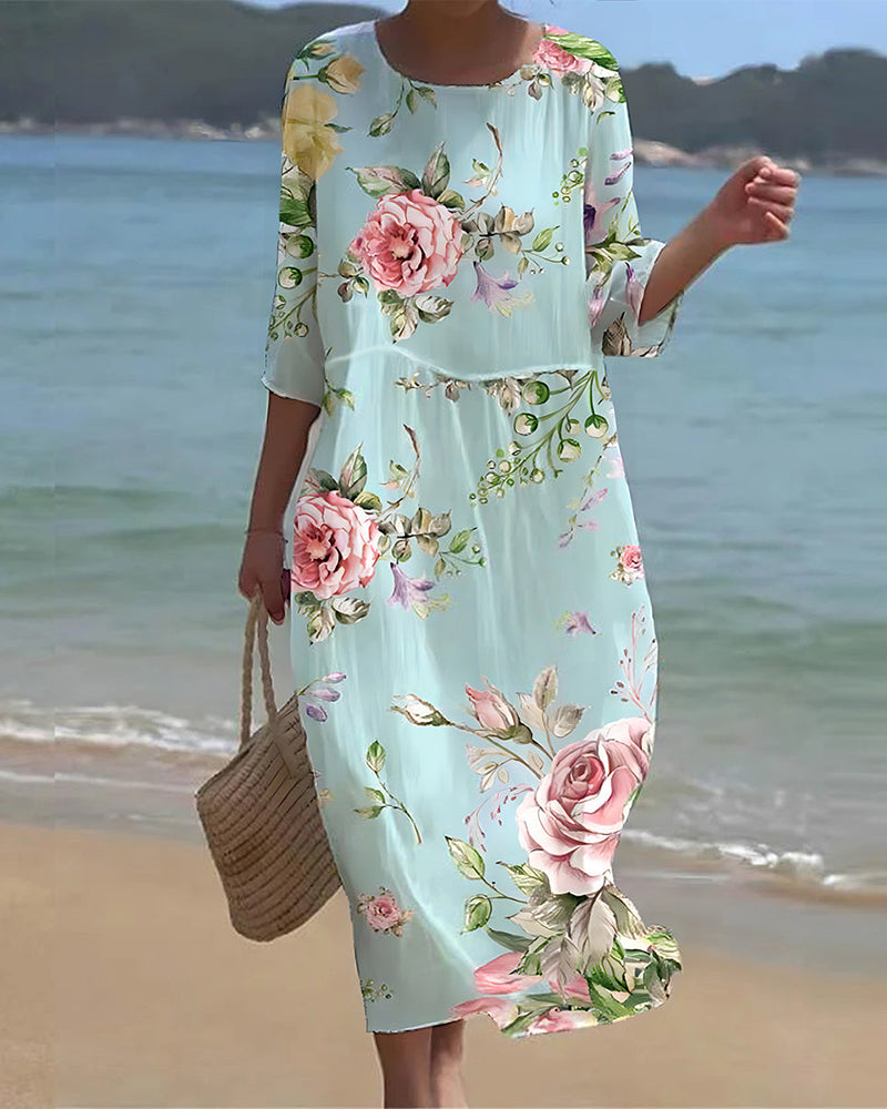 Mara™ | Elegant Blomsterkjole