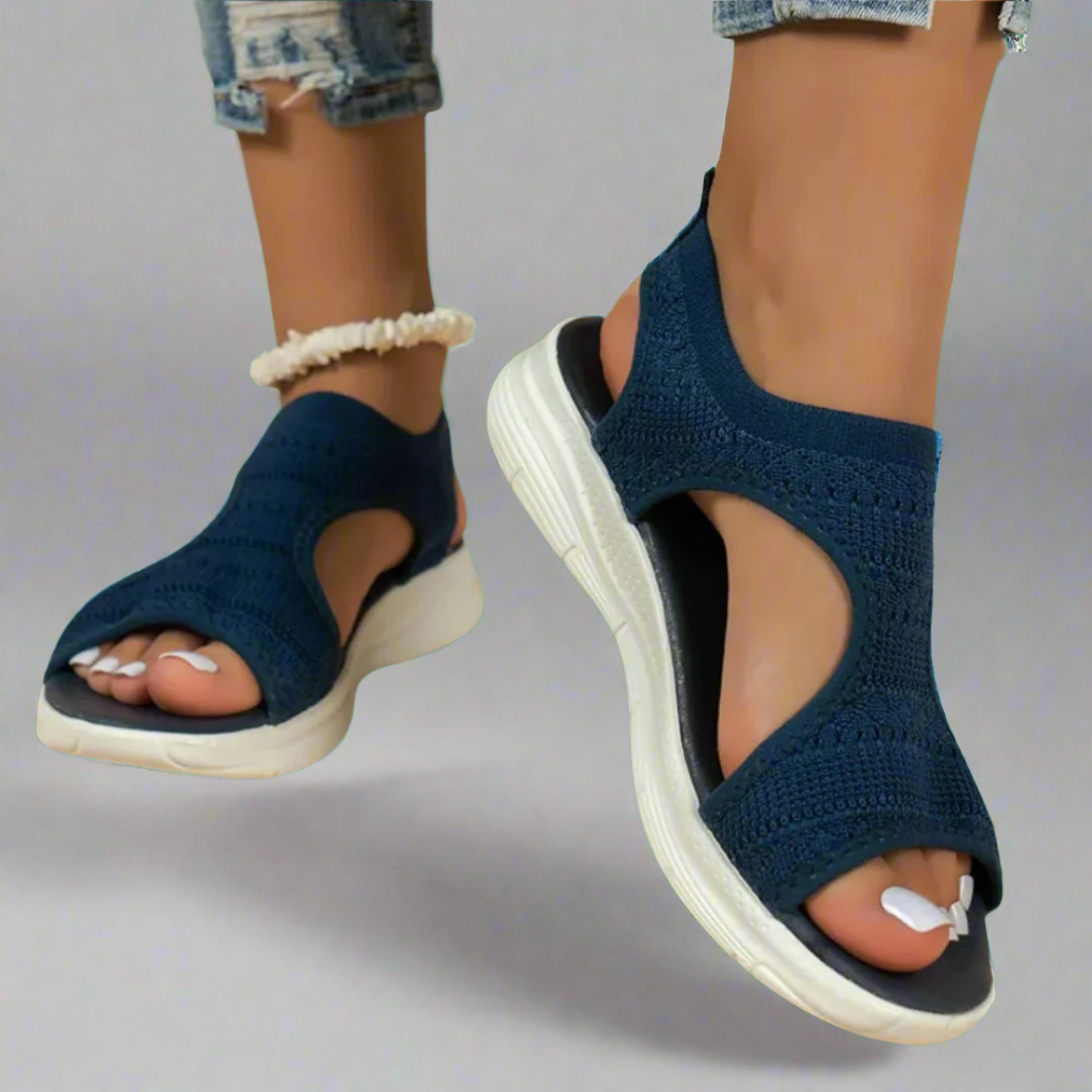 Amelie | Håndlavede Wedge-sandaler i premium materiale