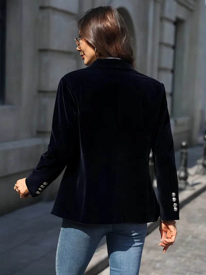 Caterina™ | Elegant Blazer i Velour