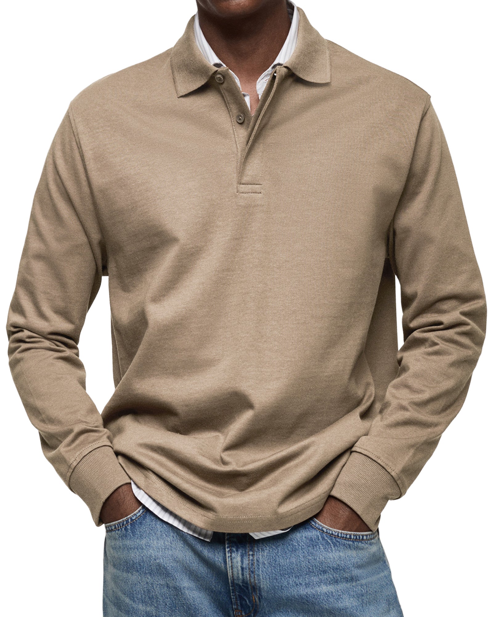 Mikkel – Langærmet Polo med Stil og Sjæl