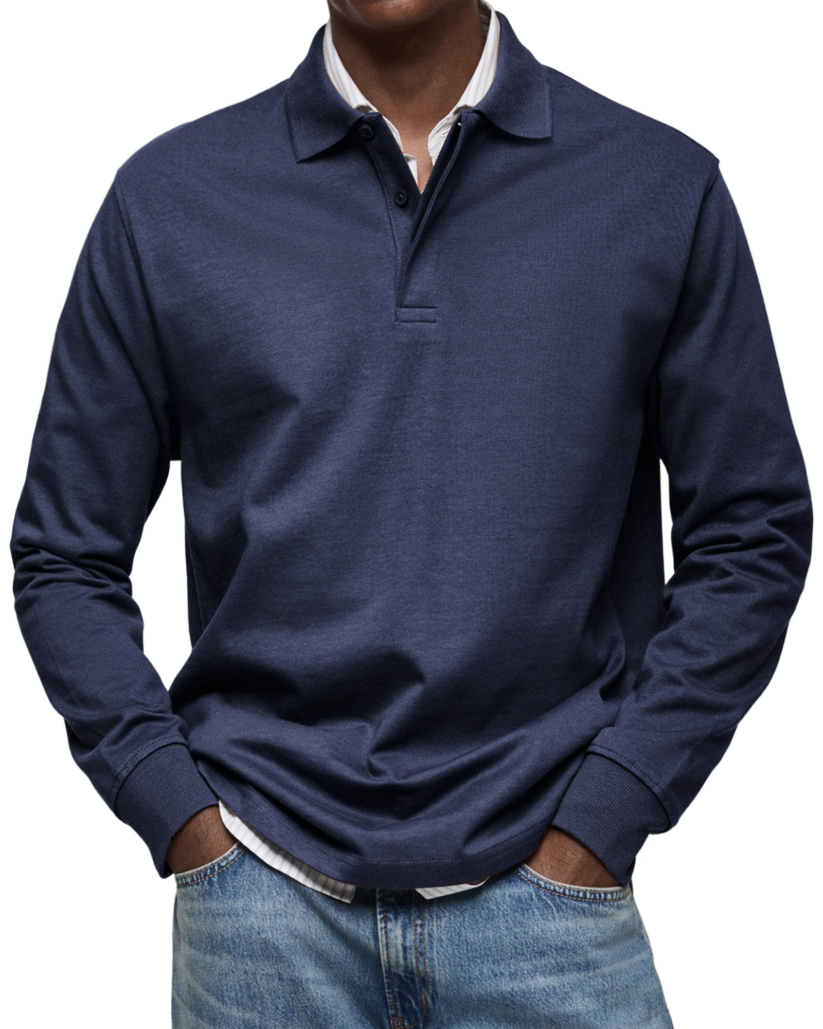 Mikkel – Langærmet Polo med Stil og Sjæl