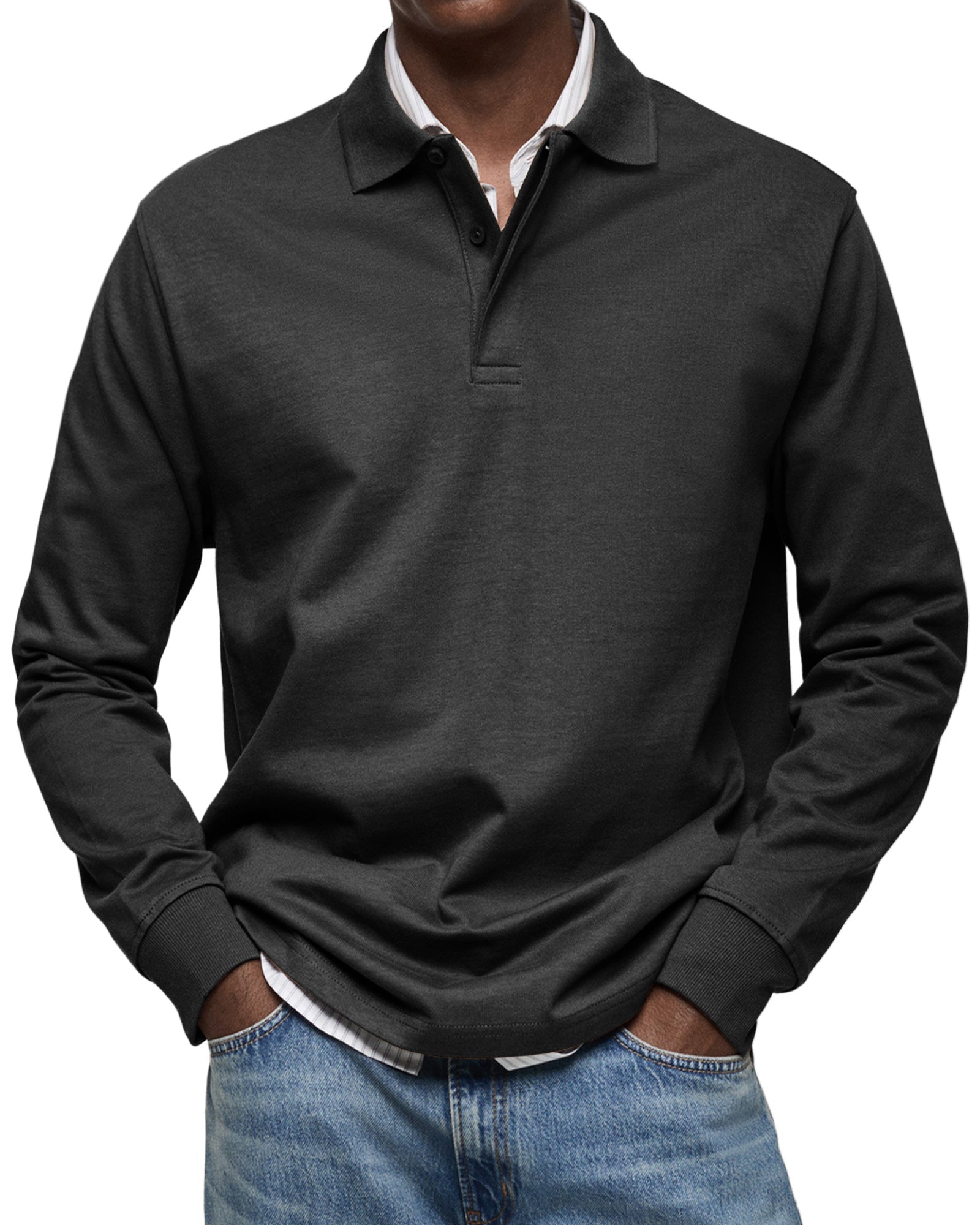 Mikkel – Langærmet Polo med Stil og Sjæl