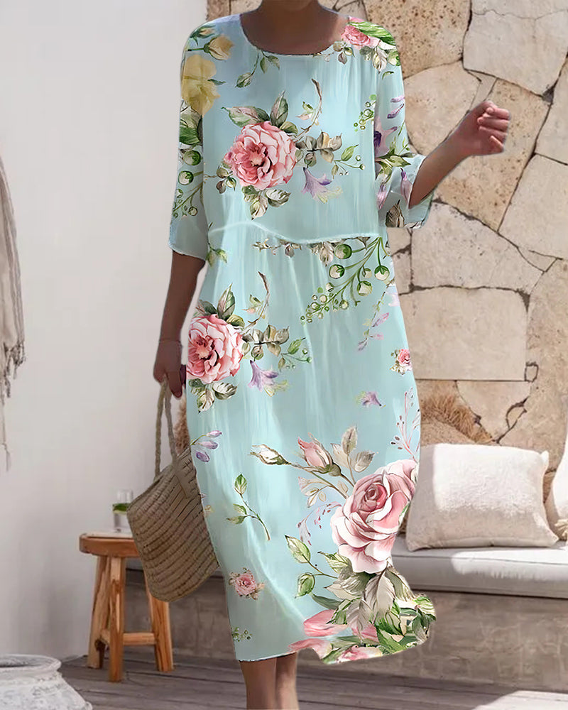 Mara™ | Elegant Blomsterkjole