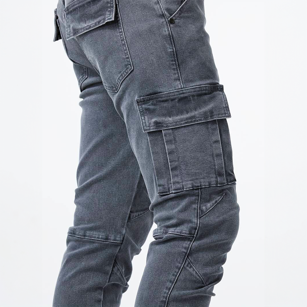 Alex™ | Elastiske Cargo Jeans