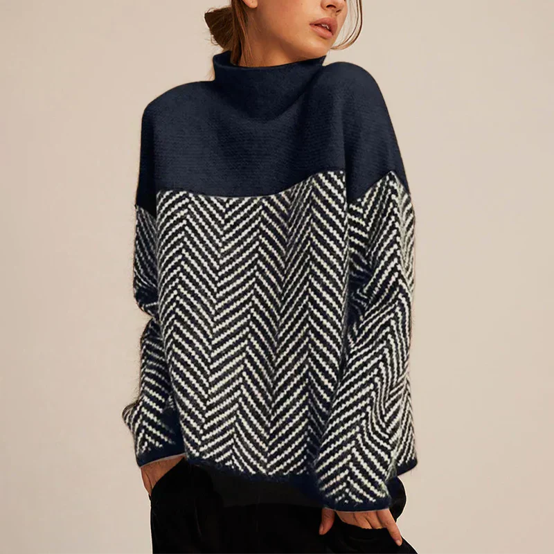 Caroline™ | Rullekrave Sweater
