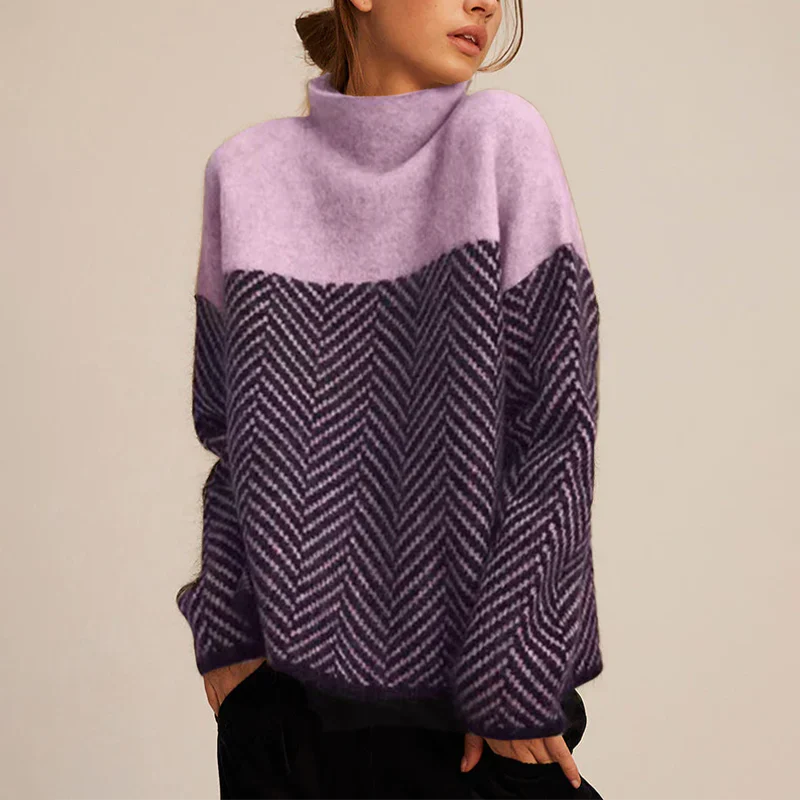 Caroline™ | Rullekrave Sweater