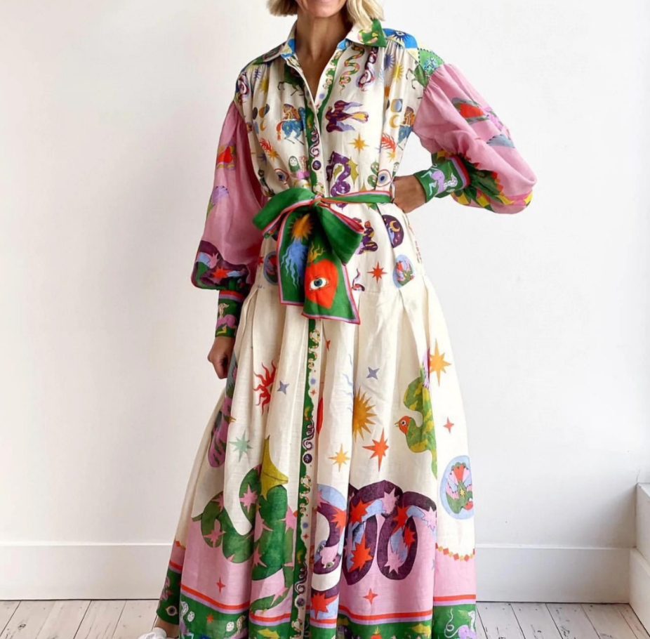 Claudine | Voluminøst Kjole