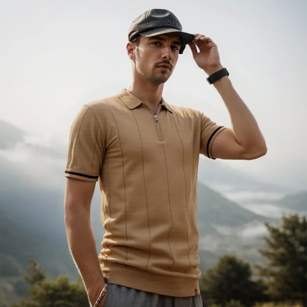 Harold | Poloshirt til mænd med lynlås