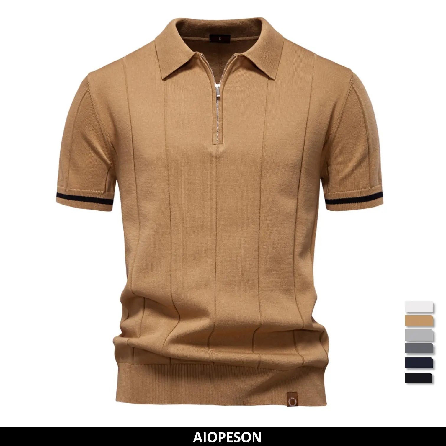 Harold | Poloshirt til mænd med lynlås