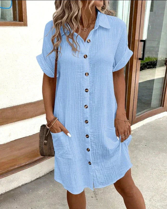 Celest | Elegant Polo-Kjole (Snart udsolgt)