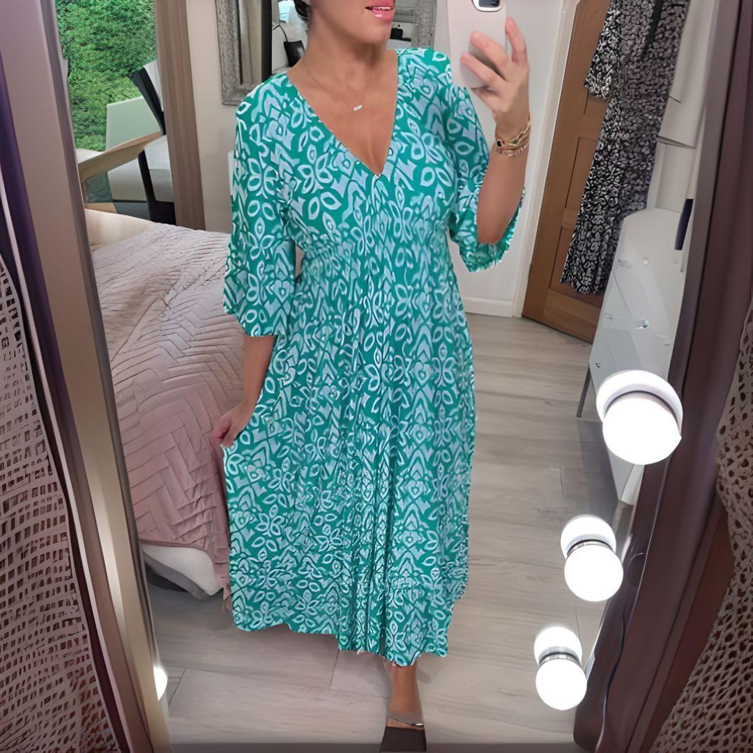 Benthe | Boho Kjole (Næsten udsolgt)