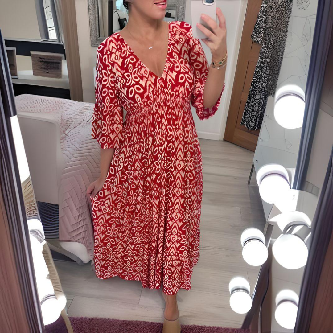 Benthe | Boho Kjole (Næsten udsolgt)