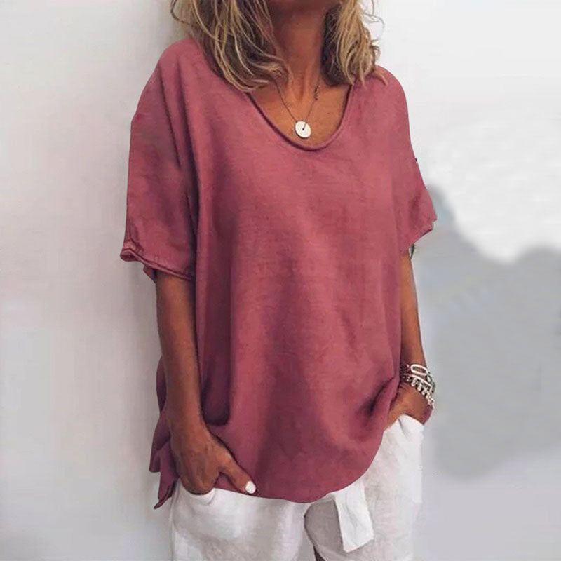 Anna | Behagelig Løs Bluse (1+1 GRATIS)