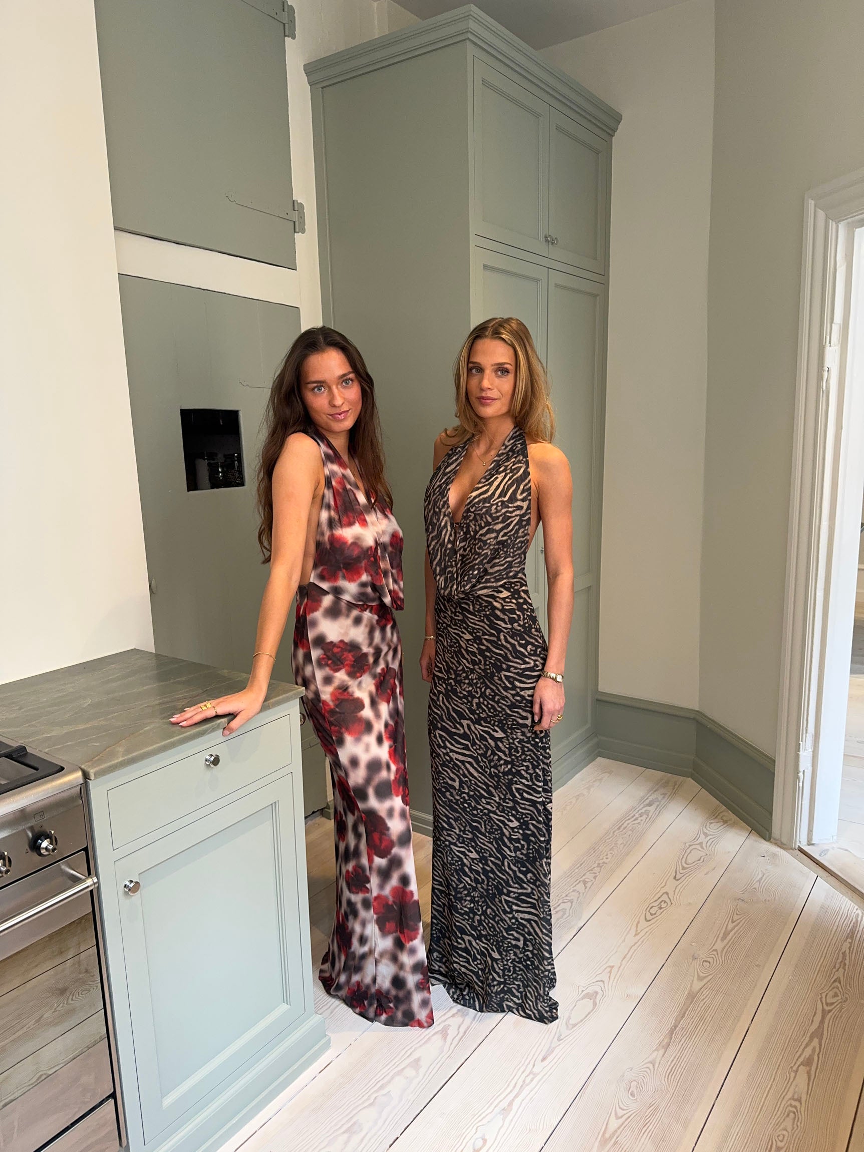 Columbine maxi dress - Animal print