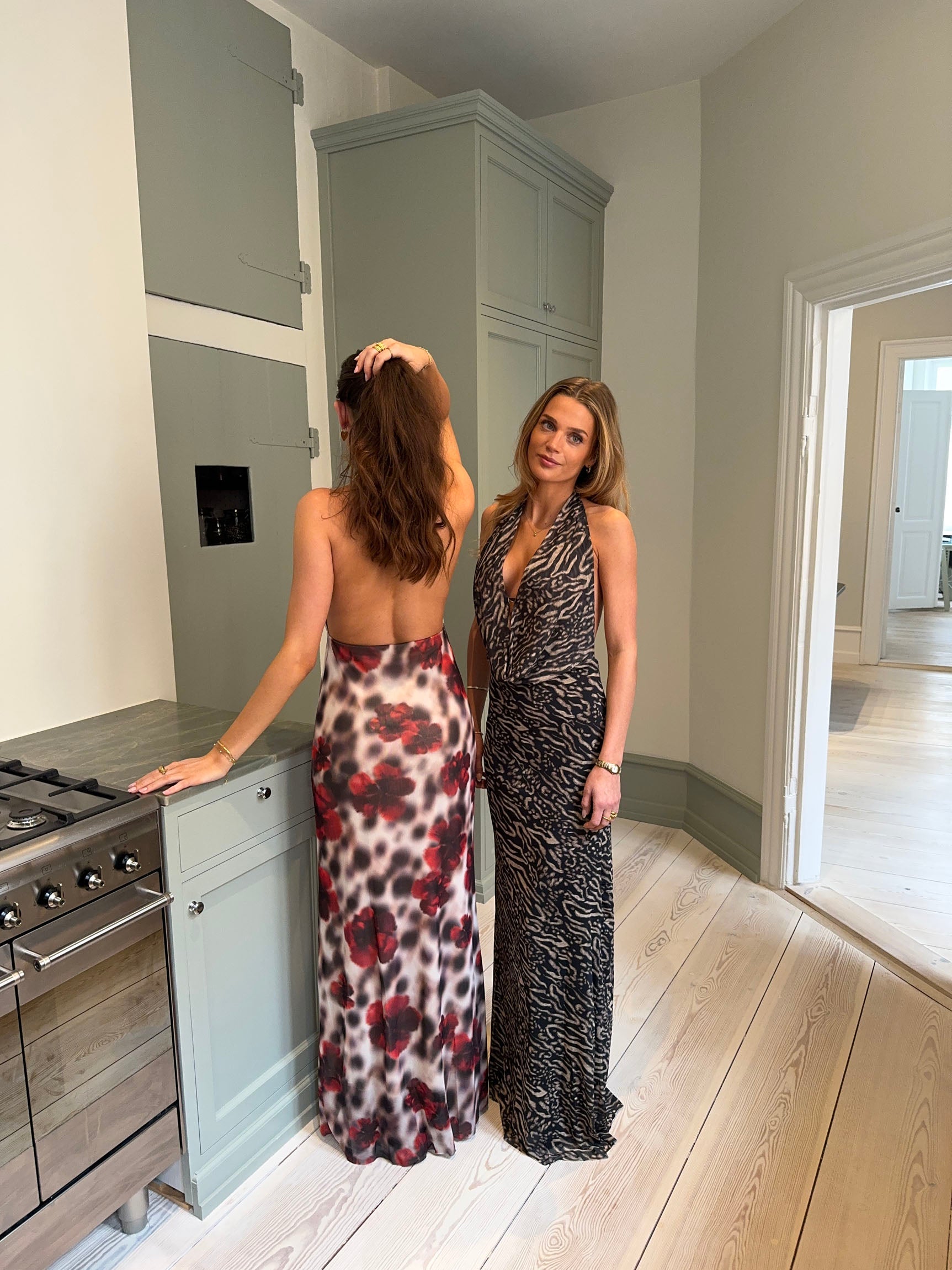 Columbine maxi dress - Animal print