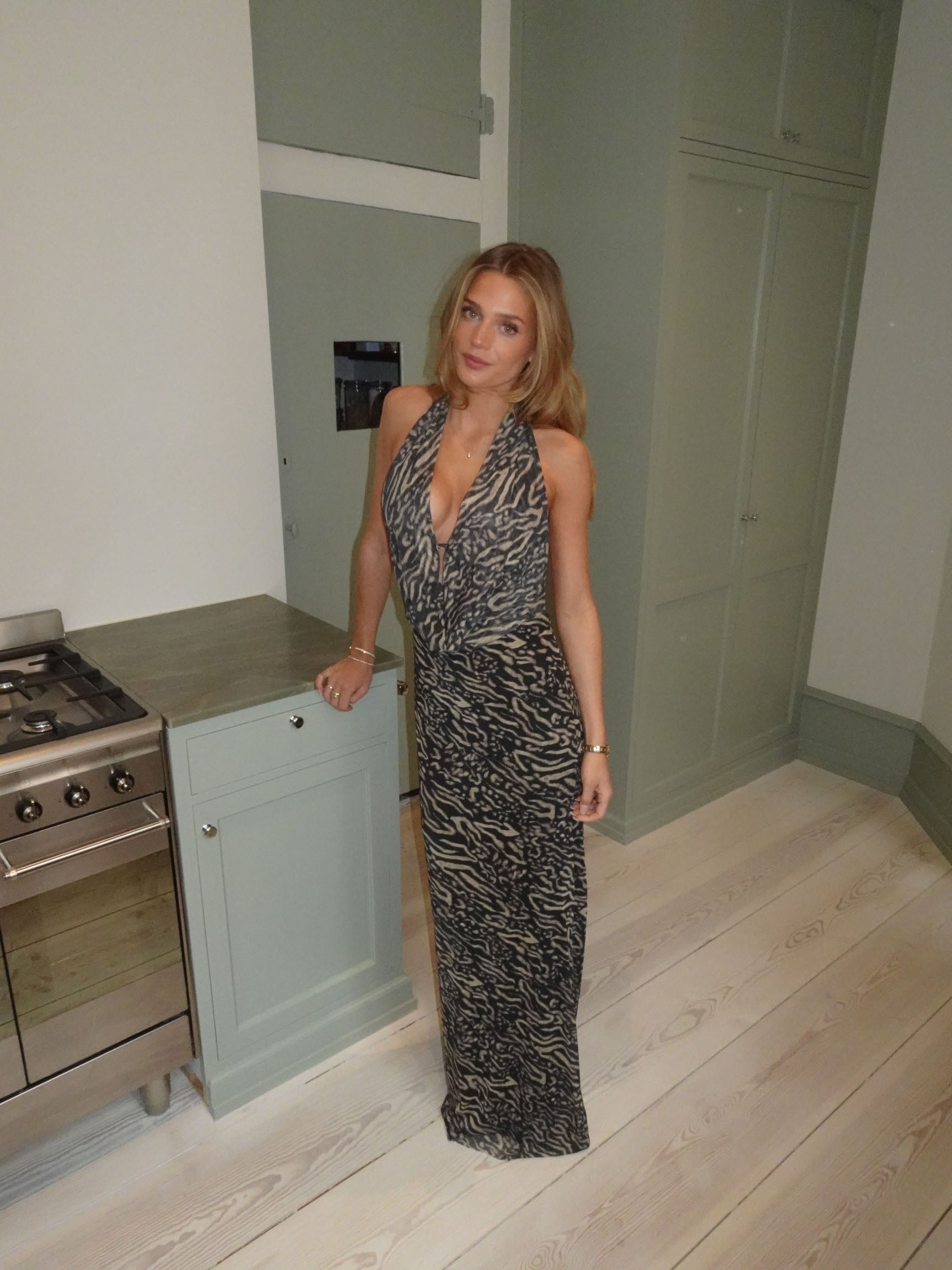 Columbine maxi dress - Animal print
