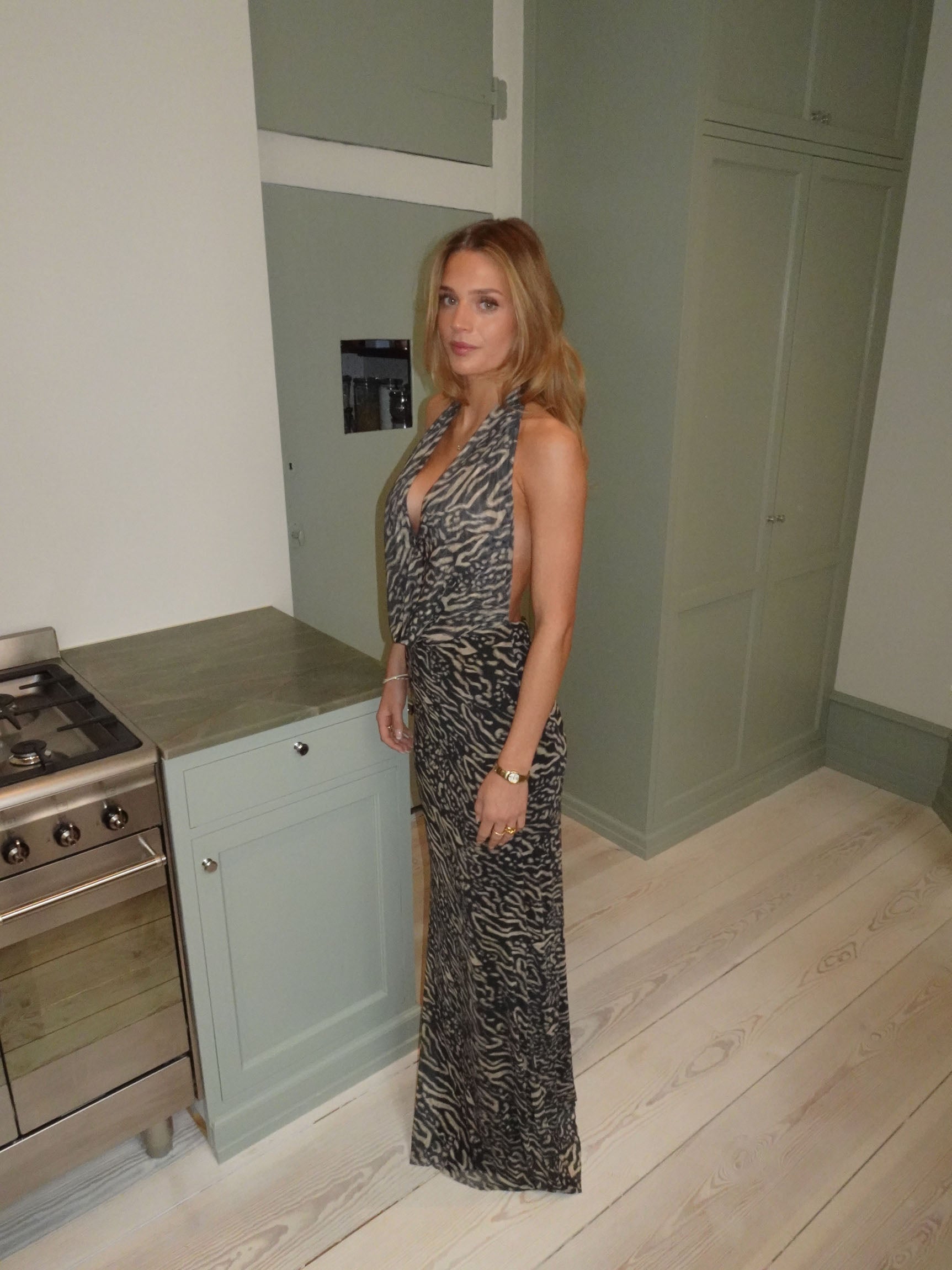 Columbine maxi dress - Animal print